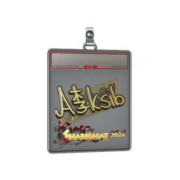 Sticker Slab | Aleksib (Gold) | Shanghai 2024