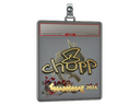 Sticker Slab | chopper (Gold) | Shanghai 2024