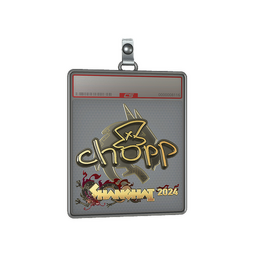 Sticker Slab | chopper (Gold) | Shanghai 2024