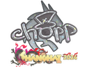 Sticker | chopper (Glitter) | Shanghai 2024
