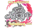 Sticker | chopper (Glitter, Champion) | Shanghai 2024