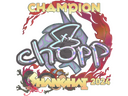 Sticker | chopper (Holo, Champion) | Shanghai 2024