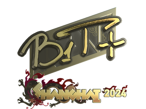 Sticker | b1t (Gold) | Shanghai 2024