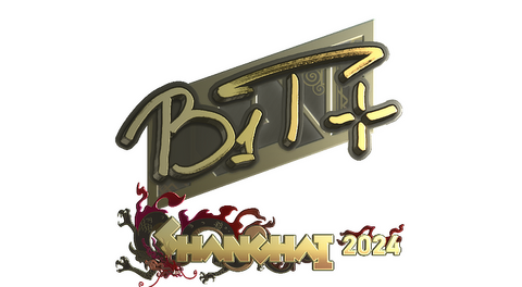 Sticker | b1t (Gold) | Shanghai 2024