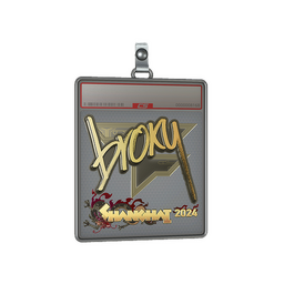 Sticker Slab | broky (Gold) | Shanghai 2024