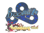 Наклейка | Boombl4 (голографическая) | Шанхай-2024