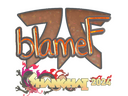 Sticker | blameF (Glitter) | Shanghai 2024