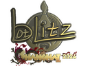 Sticker | bLitz (Gold) | Shanghai 2024