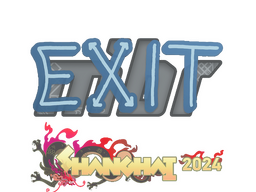 Sticker | exit | Shanghai 2024