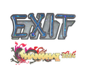 Sticker | exit (Glitter) | Shanghai 2024