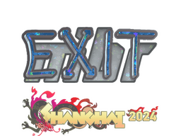 Sticker | exit (Glitter) | Shanghai 2024