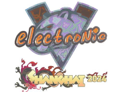 Sticker | electronic (Holo) | Shanghai 2024