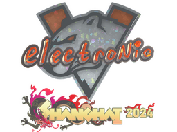Sticker | electronic (Glitter) | Shanghai 2024