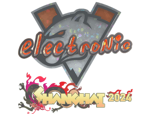 Sticker | electronic (Glitter) | Shanghai 2024