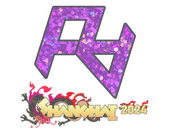 Наклейка | Rare Atom (с блёстками) | Шанхай-2024