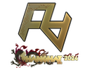 Sticker | Rare Atom (Gold) | Shanghai 2024
