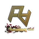 Sticker | Rare Atom (Gold) | Shanghai 2024