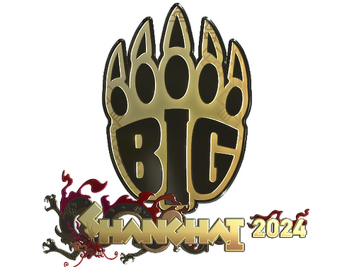 Aufkleber | BIG (Gold) | Shanghai 2024