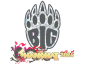 Наклейка | BIG (с блёстками) | Шанхай-2024