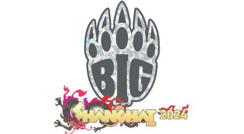 Sticker | BIG (Glitter) | Shanghai 2024