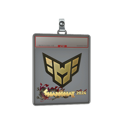 Sticker Slab | HEROIC (Gold) | Shanghai 2024