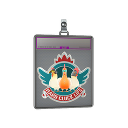 Sticker Slab | Hard Cluck Life (Foil)