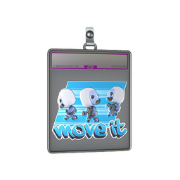 Sticker Slab | Move It (Foil)