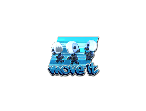 Aufkleber | Move It (Glanz)