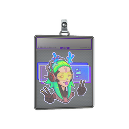 Sticker Slab | V For Victory (Holo)