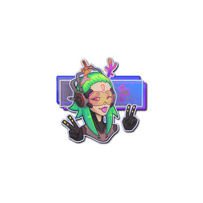 Sticker | V For Victory (Holo)