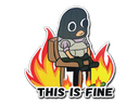 Sticker | This Is Fine (T)