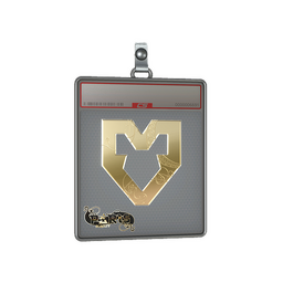 Sticker Slab | MOUZ (Gold) | Paris 2023