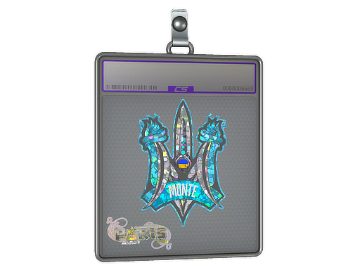 Sticker Slab | Monte (Glitter) | Paris 2023