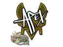 Sticker | apEX (Glitter, Champion) | Paris 2023