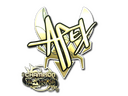 Sticker | apEX (Gold, Champion) | Paris 2023