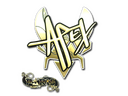 Sticker | apEX (Gold) | Paris 2023