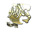 Sticker | arT (Gold) | Paris 2023