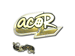 Sticker | acoR (Gold) | Paris 2023