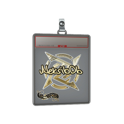 Sticker Slab | Aleksib (Gold) | Paris 2023