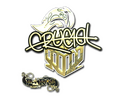 Sticker | CRUC1AL (Gold) | Paris 2023