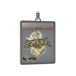Sticker Slab | CRUC1AL (Gold) | Paris 2023
