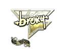 Sticker | broky (Gold) | Paris 2023