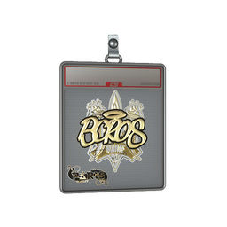 Sticker Slab | BOROS (Gold) | Paris 2023
