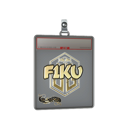 Sticker Slab | F1KU (Gold) | Paris 2023