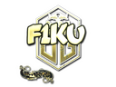 Sticker | F1KU (Gold) | Paris 2023