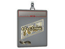 Sticker Slab | electronic (Gold) | Paris 2023