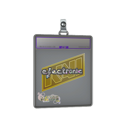 Sticker Slab | electronic (Glitter) | Paris 2023