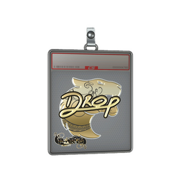 Sticker Slab | drop (Gold) | Paris 2023