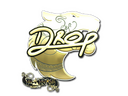 Sticker | drop (Gold) | Paris 2023