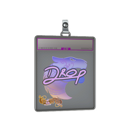 Sticker Slab | drop (Holo) | Paris 2023